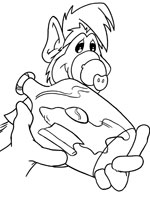 Coloriage de Alf