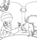 Coloriage de Arthur et Max