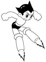 Coloriage de Astro-Boy