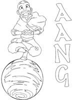 Coloriage de Aang