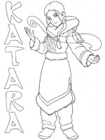 Coloriage de Katara