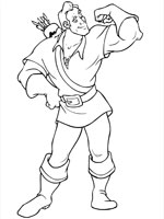 Coloriage de Gaston