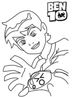 Coloriage de Ben 10
