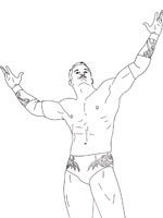 Coloriage de Randy Orton