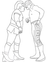 Coloriage de Rey Mysterio