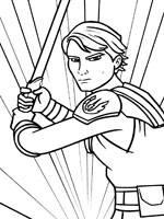 Coloriage de Anakin Skywalker