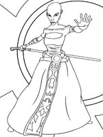 Coloriage de Asajj Ventress