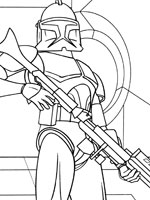 Coloriage de Clone Trooper