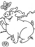 Coloriage de Cochon