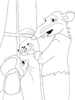 Coloriage de Roscuro et Despereaux