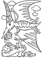 Coloriage de Ptéranodon