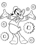 Coloriage de Donald Duck