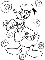 Coloriage de donald