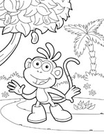Coloriage De Dora Et Babouche