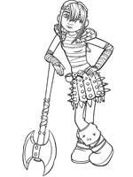 Coloriage de Astrid