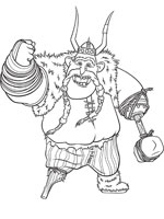 Coloriage de Gueulfor