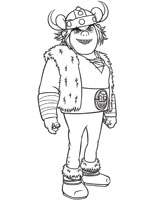 Coloriage de Rustik le morveux