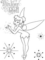 Coloriage de Tinker Bell