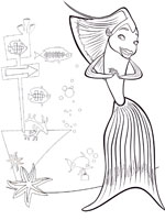 Coloriage de Angie