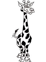 Coloriage de Girafe