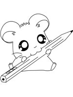 Coloriage de Hamtaro