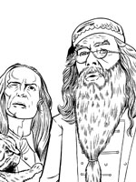 Coloriage de Dumbledore