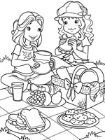 Coloriage de Amy et Holly