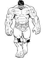 Coloriage de Hulk