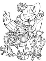 Coloriage de Igor et ses amis