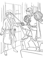 Coloriage de Duel Robert - Edward