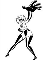 Coloriage de Elastigirl