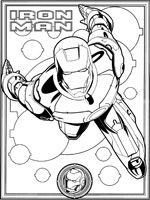 Coloriage de Iron Man