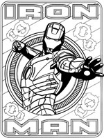 Coloriage de Iron Man