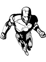 Coloriage de Iron Man