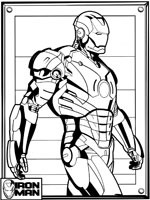 Coloriage de Iron Man