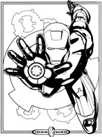 Coloriage de Iron Man