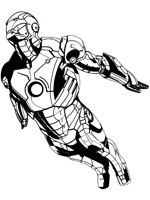 Coloriage de Iron Man