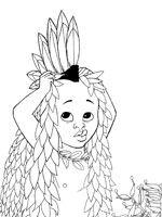 Coloriage de Kirikou