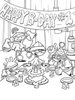 Coloriage de Anniversaire Kids Next Door