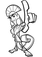 Coloriage de Kuzco