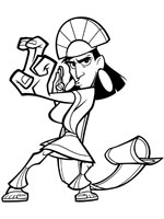 Coloriage de Kuzco