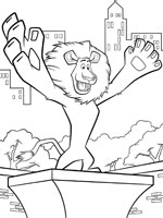 Coloriage de Alex le lion