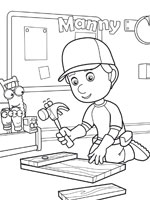 Coloriage de Manny