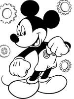 Coloriage de Mickey