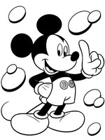 Coloriage de Mickey