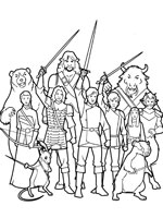 Coloriage de L'armée Narnienne