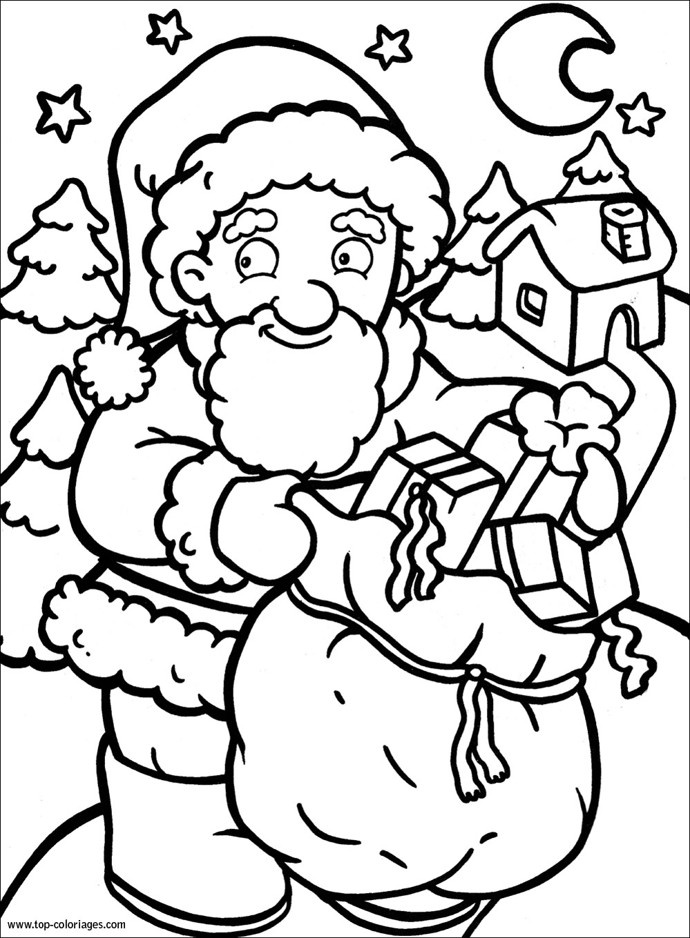 Coloriage - coloriage Coloriage_Noel/noel et cadeaux