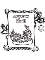 Coloriage de Joyeux Noël