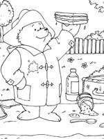 Coloriage de Un sandwich pour l'Ours Paddington