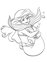 Coloriage de Ariel